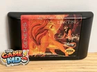 The Lion King (Sega Genesis, 1994) - Cart Cleaned & Tested - Fast Shipping