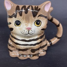 3D Cat Tabby Cat Cute Mug