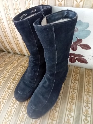 Made In Hungary Vintage Woman's Boots ( Lamax ,Montana ) 8 Lined - Picture 4 of 16