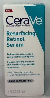 CeraVe Resurfacing Retinol Serum For Post Acne Marks,Niacinamide EXP : no date