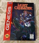 LIGHT CRUSADER (Sega Genesis 1995) Complete w/ Manual, Catalog, Insert CIB NM