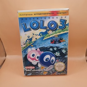 Adventures Of Lolo 3 - Nintendo NEs - PAL B - OVP - Anleitung
