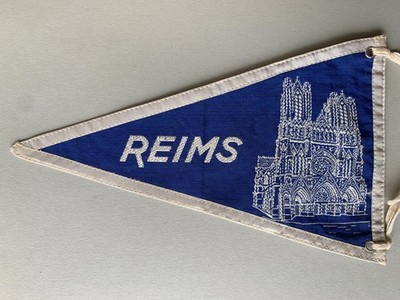 REIMS Marne Champagne France pennant - fabric - pennant pennant pennant