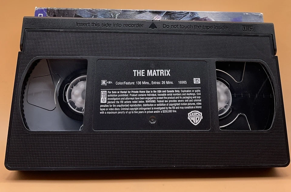 The Matrix VHS 1999 Collector's Edition Keanu Reeves **Buy 2 Get 1 Free** - Image 4 of 4