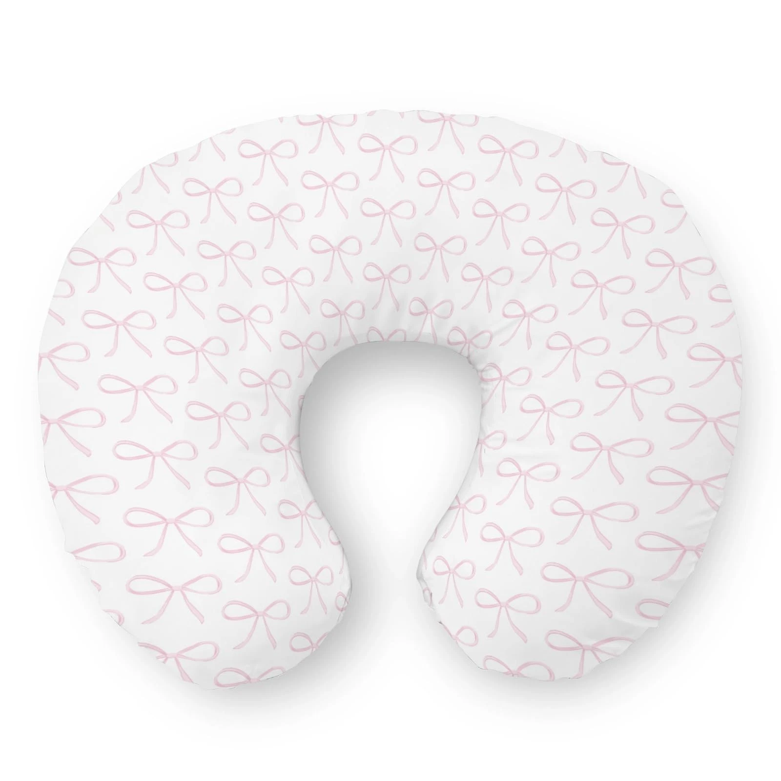 Sweet Pink Bows Nursing Pillow Covers Pastel Pink Bows Stretchy Soft Nursing ...
Opens in a new wind