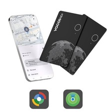 Air Tag Smart Card for Android iOS, New Dual System Rechargeable Wallet Trac...