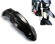 Motorbike Front Mudguard L 60cm 23.6" | W: 14.5cm 5.7" | 15cm 5.9", Black 