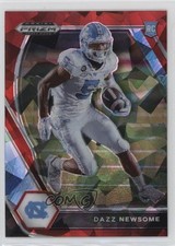 2021 Panini Prizm Draft Picks Red Ice Prizm Dazz Newsome #151 0o6m
