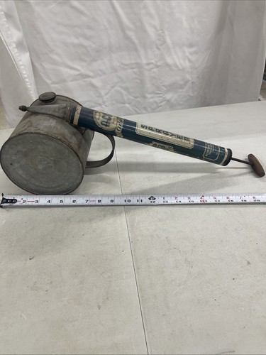 Vintage Acme Insect Bug Pump Sprayer garden collectible. Larger Unit - 第 9/21 張圖片