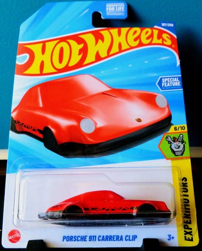 2025 Hotwheels Porsche 911 Carrera Clip.