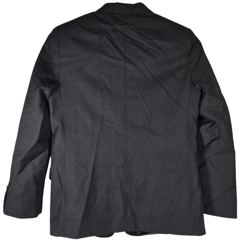 Traje Chaqueta Esmoquin Negro Formal Calvin Klein Niño Talla 12 Detalle Borde Satinado Foto 2 de 4