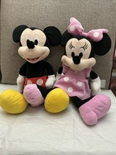 Disney  s Lovable Mickey Minnie Plush Doll Set