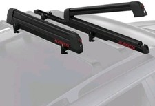 Alpinista Ski Snowboard Rack for Car Roof w/Sliding Extension - Black