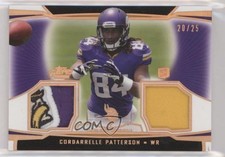 2013 Topps Prime Dual Relics Copper Rainbow 20/25 Cordarrelle Patterson 0r4