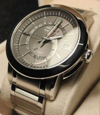 Seiko Spring Drive GMT Automatik 43mm Smooth Sweep Sekundenzeiger Japan