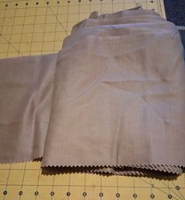 Beige Cotton Polyester Fabric 11 Yards Long X 9" Width
