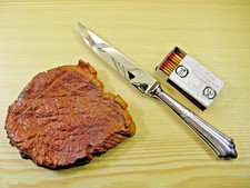 Staekmesser 2mm Wellenschliff superscharf WMF 900 Fächermuster 90g vers. *0015h