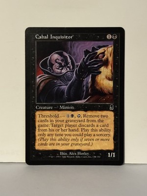 Cabal Inquisitor C Odyssey 119 NM MTG Magic Fast Ship