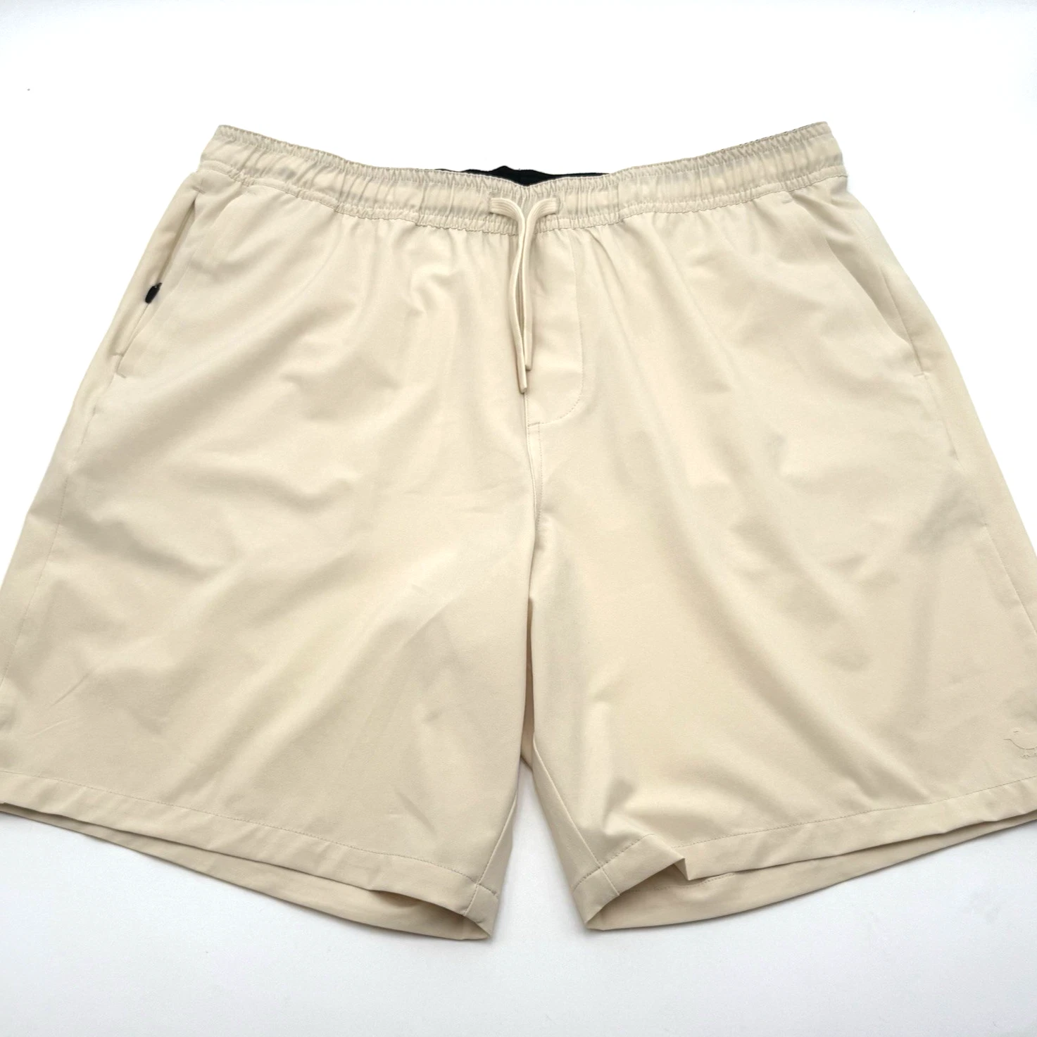 Bad Birdie Men's Active Golf Shorts Drawstring Pockets Sand Shell BBMB038-708