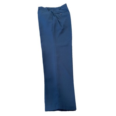 Jos A Bank Traveler Tailored Fit Performance Pants Blue 36x30 Wrinkle Resistant