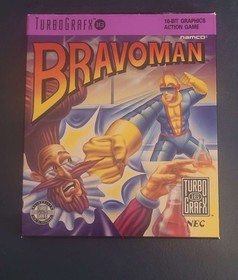Bravoman TurboGrafx-16 CIB with Box, Manual, and Case