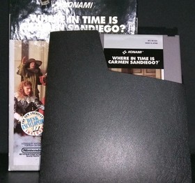 Where in Time is Carmen Sandiego (Nes)(1991) CIB. No Encyclopedia. Free Shipping