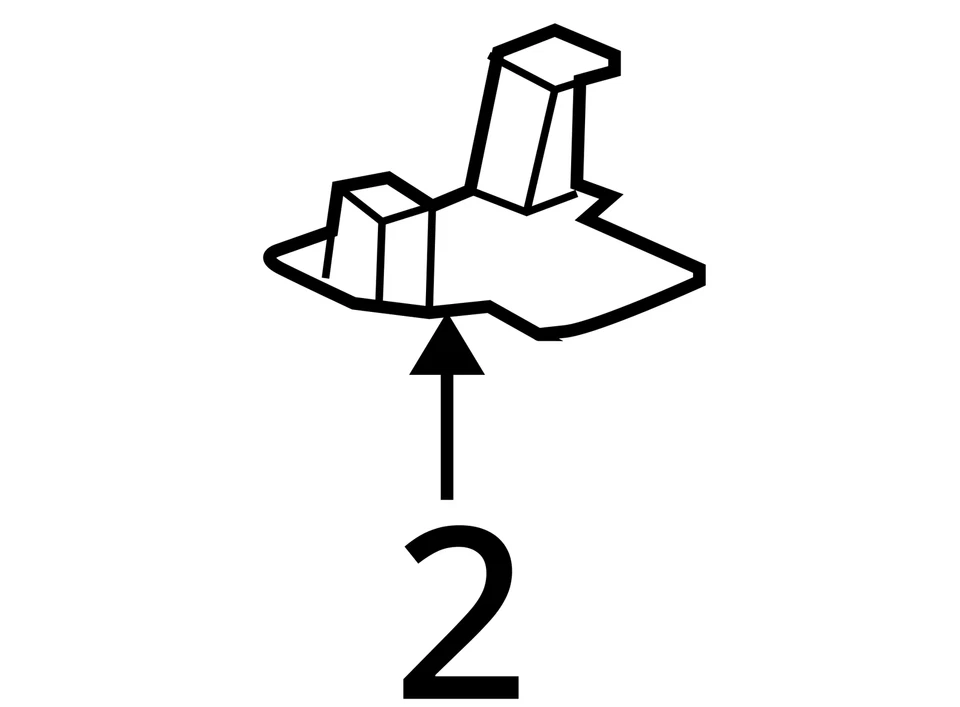 Chevrolet Pontiac Cobalt G5 2005-2010 soporte ASM F/FLR FRT CNSL 25845929 NUEVO Foto 3 de 3