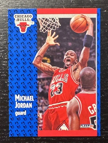 1991 Fleer Basketball Michael Jordan #29 Chicago Bulls 💎💎💎
