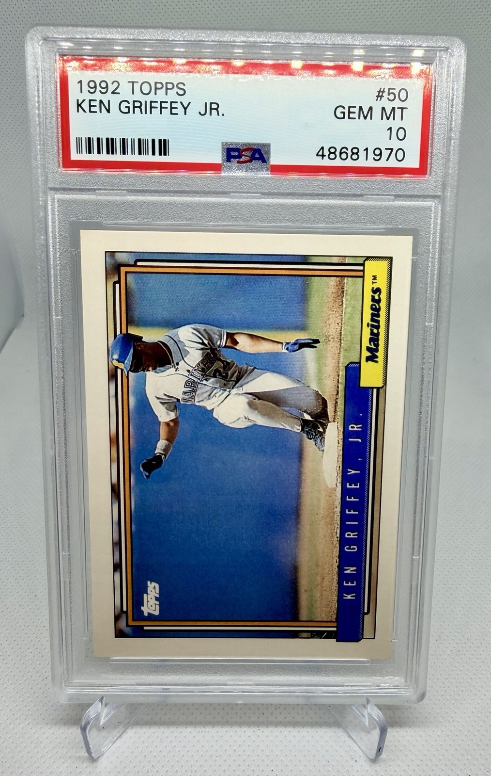 1992 Topps Ken Griffey Jr #50 PSA 10 GEM MINT