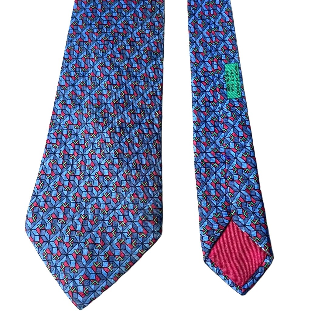 HERMES Hermès Geometric Pattern Checkered Pattern… - image 5