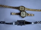 Lot of 3 Vintage Ladies Watches Pulsar Timex Champion Untested AS-IS D19