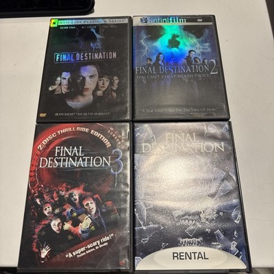Final Destination Dvd Lot 1 - 4