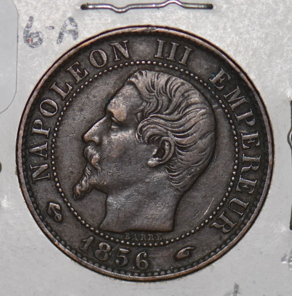 Francia 1856 A 5 Céntimos 290011 Combinar Envío Foto 2 de 2