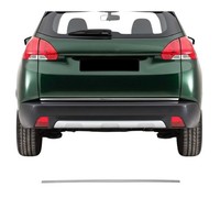 Kofferraumleiste Heckleiste FüR Peugeot 2008 2013-2020 Untere Chrom Edelstahl