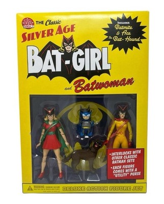 DC Direct Silver Age Bat-Girl Batwoman Bat-Mite Ace Deluxe Actionfigur Set