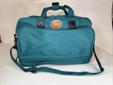 RICARDO OF BEVERLY HILLS Teal Toiletry Travel Bag Great Condition