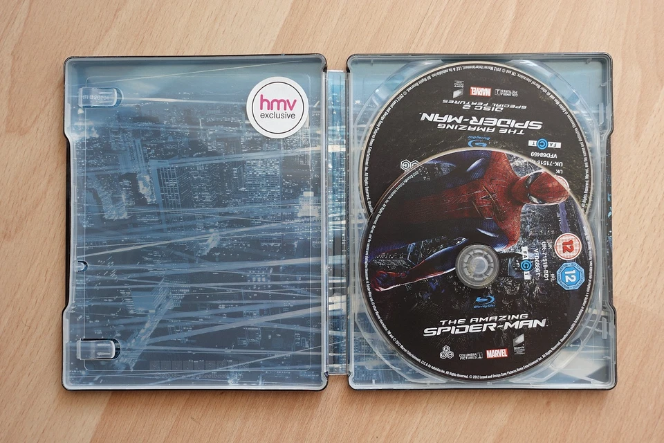 The Amazing Spider Man 1 and 2 Steelbook 2 blu ray - Image 4 of 4