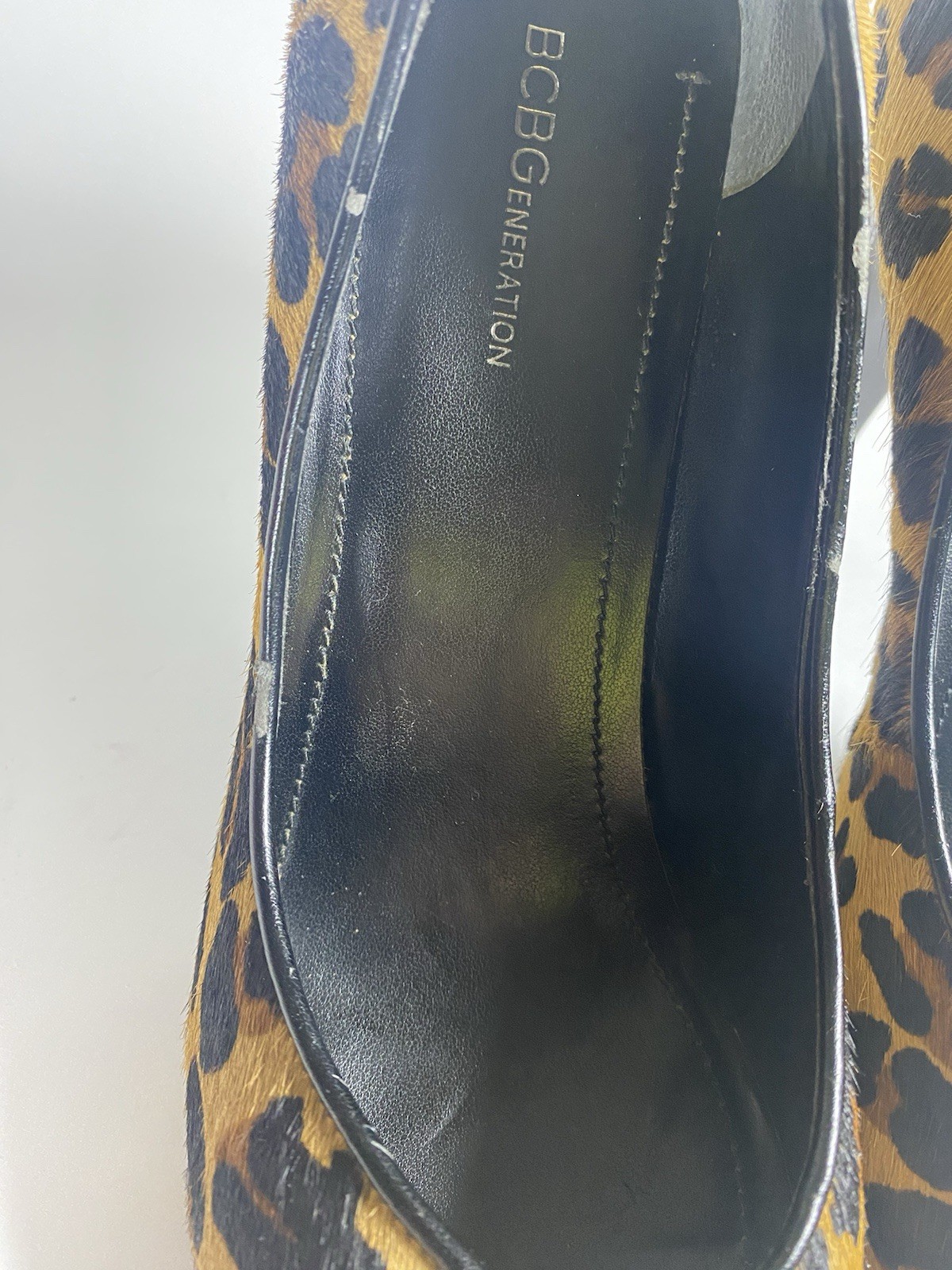 BCBG Generation  Leopard Print Platform Pump 9.5 … - image 14
