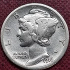 1916 Mercury Dime 10c High Grade #100175