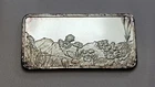 Vintage 1974 Hamilton Mint 1 Ounce .999 Silver Art Bar Blossom / Grand Canyon