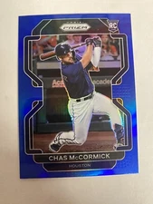2022 Panini Prizm #100 Chas McCormick Blue Parallel Baseball Card 