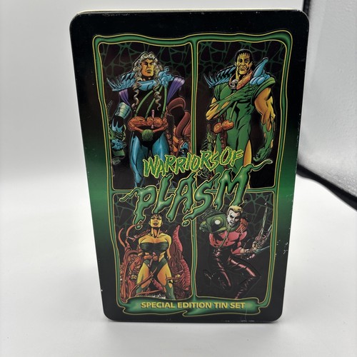1993 Warriors of Plasm Special Edition Tin Set Trading Card Sealed - Picture 4 of 5