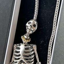 Rare Limited Edition Trollbeads Skeleton Neck...