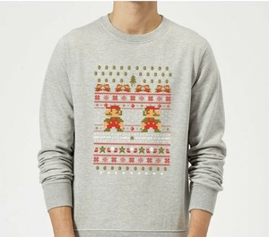nintendo christmas jumper