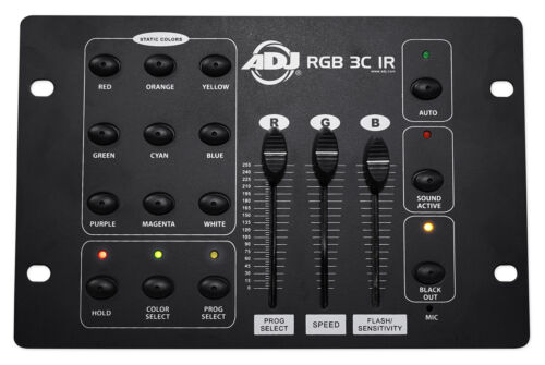 American DJ ADJ RGB3C IR Compact Universal DMX Controller For RGB LED Lights - Photo 1/7