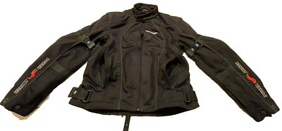 SPIDI Power Airtech Summer Motocycle Jacket Black Mesh SPIDI Power Airtech Summer Motocycle Jacket Black Mesh