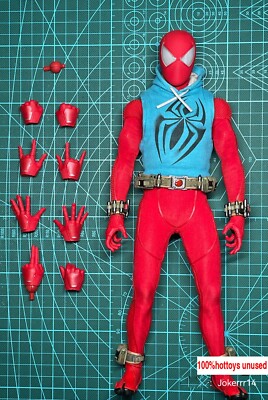 Hottoys HT VGM34 1/6 Spider Man Action Figure Scarlet Spider Suit