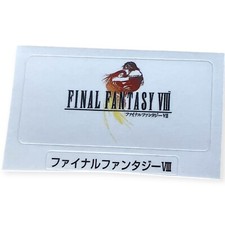 Sony PlayStation 1 PS1 Final Fantasy VIII 8 Vintage VTG Memory Card Sticker