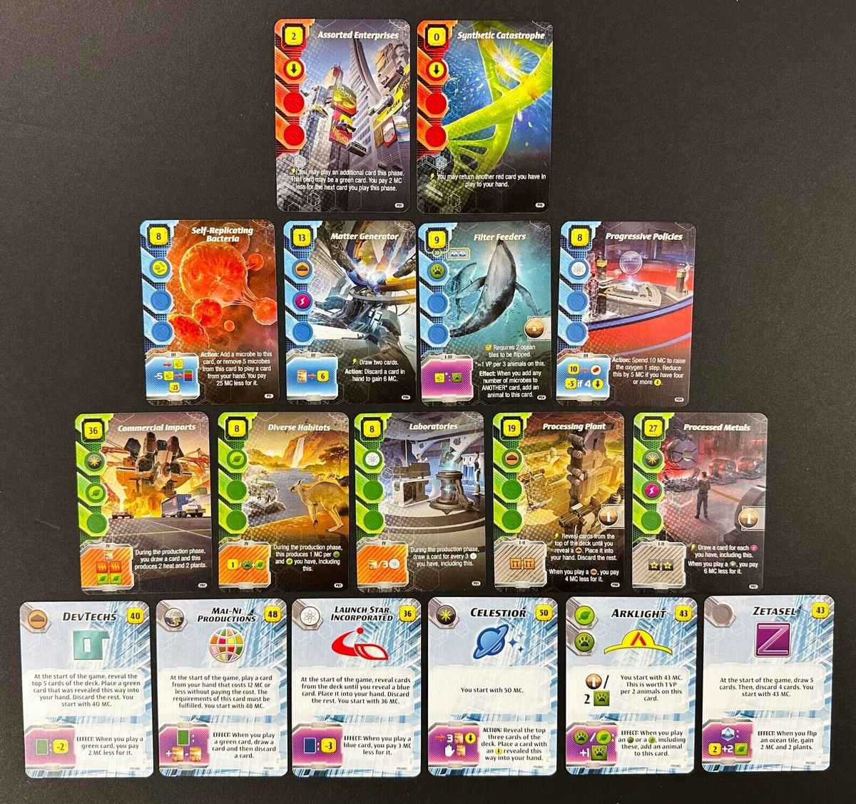 Terraforming Mars ARES EXPEDITION Kickstarter Promo Card Pack NEW