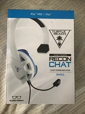 Turtle Beach Ear Force Recon Chat Wired Headset WHITE Edition (PS4) 